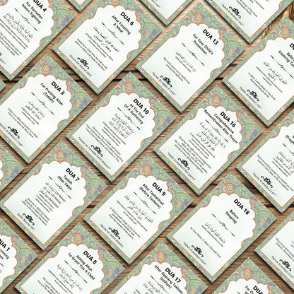 Falahiq 51-Piece Dua Card Set.